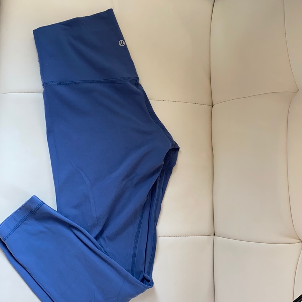blue lululemon leggings